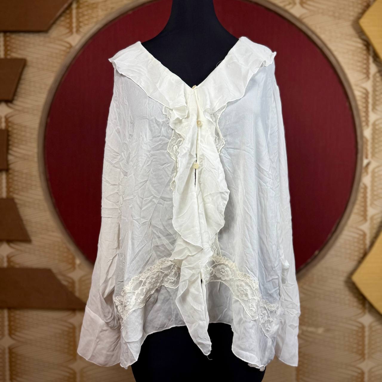 IMG_3702 شومیز حریر کرپ - تصویر 1