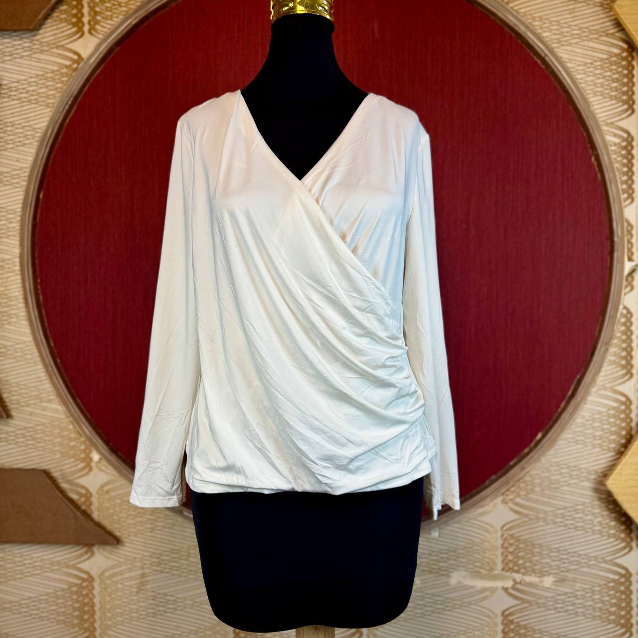 JPEG image-4671-AE96-B0-10 شومیز طرح دار - تصویر 1