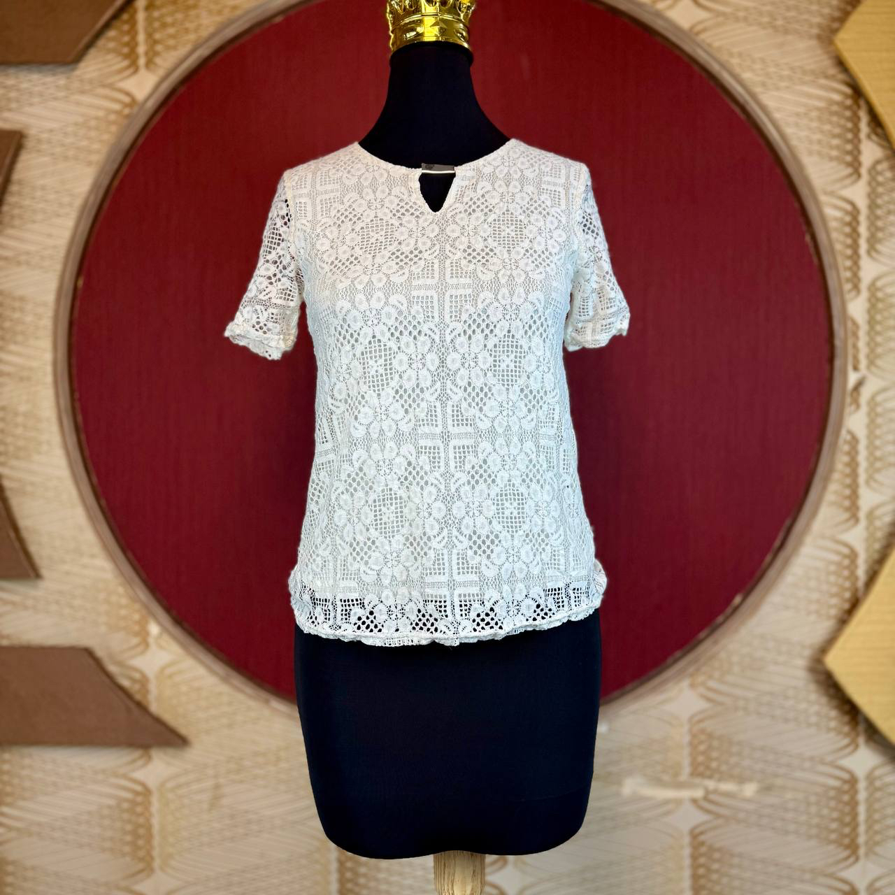 JPEG image-4671-AE96-B0-27 شومیز گیپور - تصویر 1