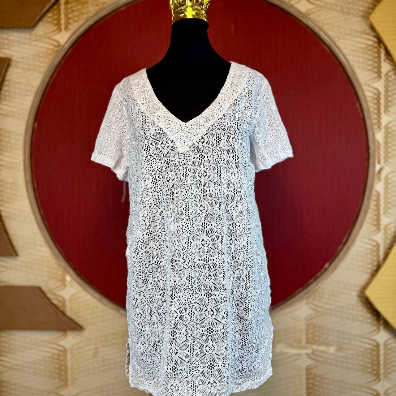 JPEG image-4671-AE96-B0-32 شومیز توری - تصویر 1